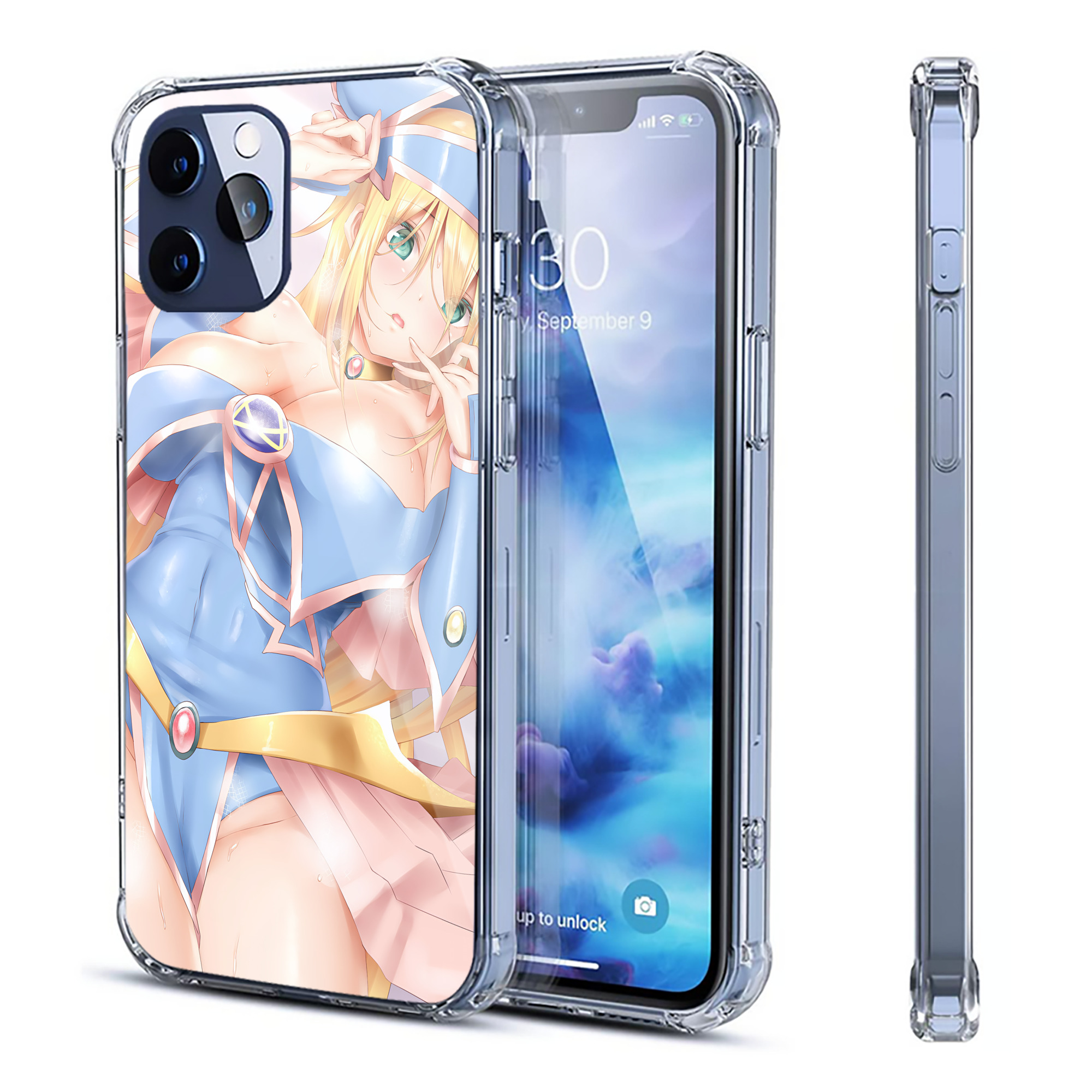 （画像用） 遊☆戯☆王 Yu-Gi-Oh! 【iPhone 12シリーズ対応】透明スマホケース（クリアソフトケース）
